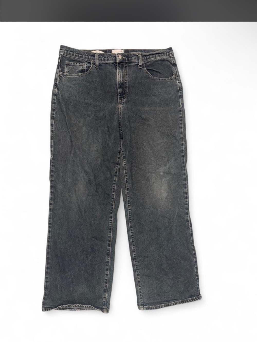 Size 16 black wide leg jeans